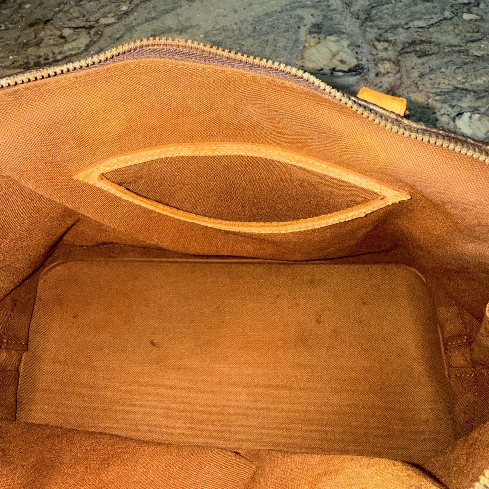 Louis Vuitton Monogram Canvas Satchel in Brown and Tan - Picture 8 of 8